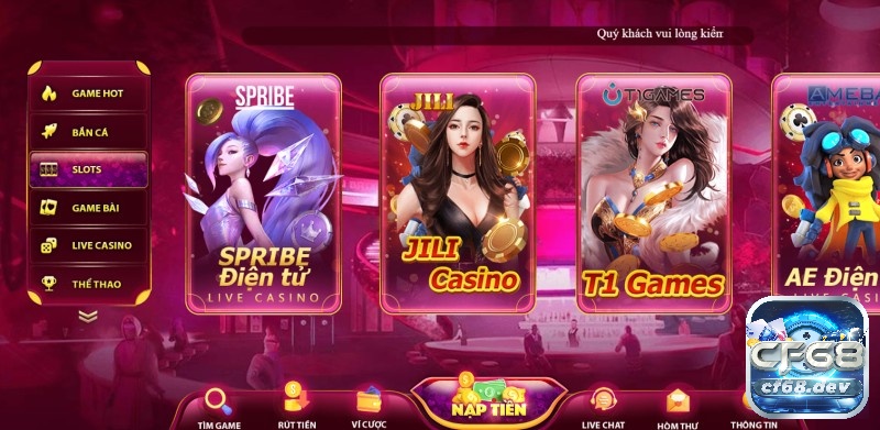 CFUN68 là một trang game nổ hũ uy tín 2025 được thiết kế thu hút